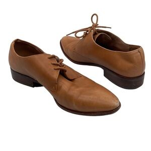 Madewell Brown Lace Up Loafers Size 9 Women’s